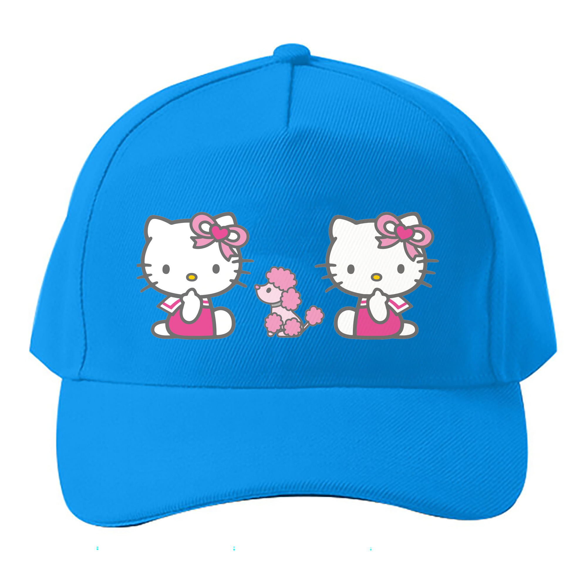 （画像用） Hello Kitty ハローキティ ベースボールキャップ 綿100％ 男女兼用 帽子 スポーツ